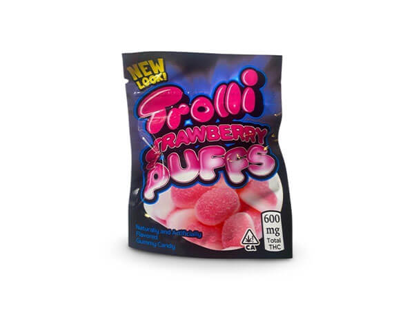 Trolli Strawberry Puffs 600mg